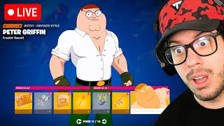 NEW FORTNITE CHAPTER 5 BATTLE PASS New Map Gameplay Fortnite x Family Guy [upl. by Jeroma]