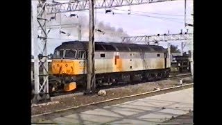 Trains In The 1990s Rugby 9th June 1997 Part 2 [upl. by Nere794]