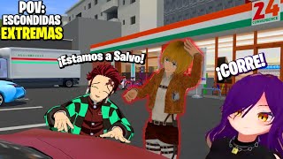 ESCONDIDAS EXTREMAS en REALIDAD VIRTUAL  con Tanjiro [upl. by Adnala627]