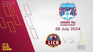 🔴 LIVE Leewards Islands v Jamaica  CWI Men’s Under 19  50 Over Championships 2024 [upl. by Dun720]