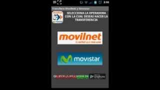 Aplicacion Android quotTransfiere MOVILNET y MOVISTARquot [upl. by Holub]