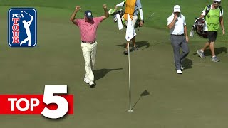 Top5 Shots of the Week  Mayakoba Golf Classic [upl. by Saturday]