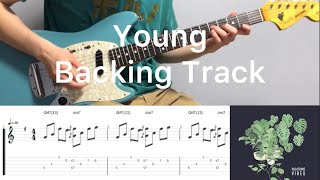 Vacations  Young guitar backing track with tab [upl. by Zel]