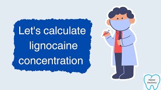 Lignocaine concentration calculation [upl. by Nner]