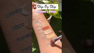 Step by step makeup for beginners makeup shorts ytshorts beginnersmakeup [upl. by Clein656]