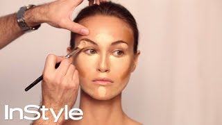 How to Contour Your Face in 5 Easy Steps  Makeup Tutorial  InStyle [upl. by Essirahs]