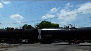 Rosemont Garden featuring Norfolk Southern Hi Rail truck and NS 9499  Lexington KY [upl. by Craw]