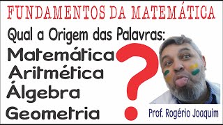 Etimologia Origem e Significado das palavras Matemática Álgebra etc [upl. by Anairt564]