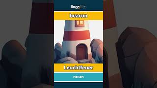 🇬🇧🇩🇪 beacon  Leuchtfeuer  vocabulary builder  learn English  Lernen wir Englisch [upl. by Ardnac]