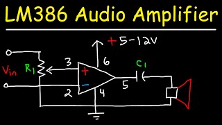 LM386 Audio Amplifier Circuit With Bass Boost and Volume Control [upl. by Wehhtam933]