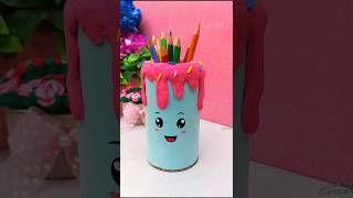 Diy pen holder 😍 youtubeshorts penholder ektascreativity trending craft diy [upl. by Alic]