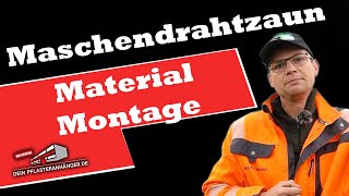 Maschendrahtzaun  MONTAGETIPPS und MATERIALWAHL [upl. by Franni725]