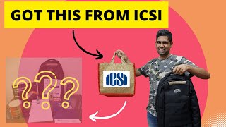 Got this Welcome Kit from ICSI National Convention  Unboxing  ICSI National Convention [upl. by Berkin]