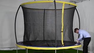 Building a Zero Gravity Ultima 4 Trampoline  Step 14  SECURE NETTING [upl. by Entsirhc515]