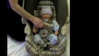 How to Buckle a Baby into a Car Seat with a 5Point Harness [upl. by Itnahs908]