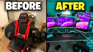 Transforming my Old Messy Room into my Dream Gaming Room [upl. by Ginder]