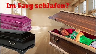 Sarg zum schlafen kaufen ⚰️💤 [upl. by Rustin]