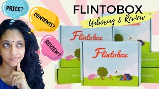 Flintobox Unboxing and Review 34 years  Parenting WithMe  How to Reduce Kids Screentime [upl. by Dewhirst]