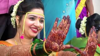 Marathi wedding highlight song Video by vikram [upl. by Ahsaercal605]