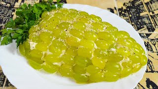 Салат Тиффани с Курицей и Виноградом Очень Вкусный Праздничный Салат [upl. by Aissat551]