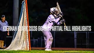 Kiernan Clark 2026 Goalie Partial Fall Highlights [upl. by Ioj]