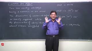 Common Ion Effect Ionic Equilibrium  07 For Class 11th [upl. by Buddie]