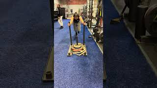 Sled Row to High Push to VMO Sled Drag [upl. by Cohbath]