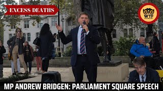 MP ANDREW BRIDGEN PARLIAMENT SQUARE SPEECH [upl. by Anoo]