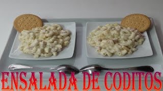 ENSALADA DE CODITOS O MACARRONES [upl. by Tatum501]