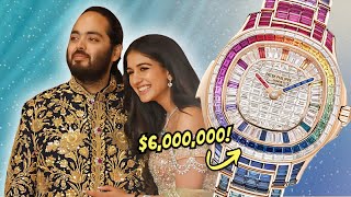 Watches Worn At The Most Expensive Wedding Ever  Anant Ambani [upl. by Yrrok]