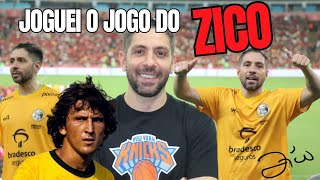 EU JOGUEI O JOGO DO ZICO jogo das estrelas NO MARACANÃ  MELHORES MOMENTOS [upl. by Zaslow]