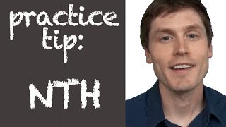 NTH Cluster Practice Tip  American English Pronunciation [upl. by Iamhaj]