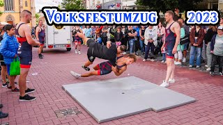 2160p60 Der Volksfestumzug in Hof 2023 [upl. by Westhead725]