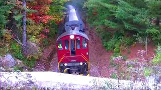 FoliageTrainsCom  Meredith to Plymouth in New Hampshire [upl. by Felicity654]