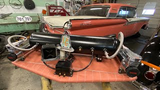 Air Ride on a 59 Galaxie Part 3 Rolls Pleats and Air Management [upl. by Dwayne]