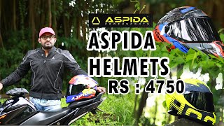 ASPIDA HELMETS REVIEW AND ITS FEATURES BY VIMAL KALLATH  MOTO HAWK [upl. by Ginzburg]