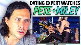 Dating Expert Reacts to PETE DAVIDSON  MILEY CYRUS  What Makes Pete So Attractive [upl. by Anadroj]