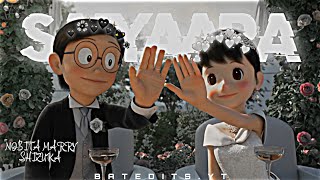 Saiyaara 🥺  Ft Nobita Marry Shizuka 😍❤️  Doraemon Status 😘💝 [upl. by Nerrual]