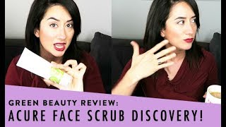 I Try the 10 Acure Facial Scrub  Green Beauty Guide [upl. by Dorisa461]