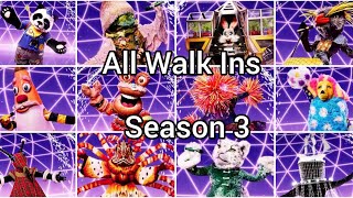 All Walk Ins  The Masked Singer UK Season 3 [upl. by Trebbor]