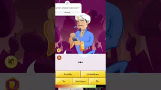 trying akinator game game [upl. by Nakhsa]