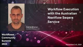 WCS 2024 Workflow Execution with the Australian Nextflow Seqera Service [upl. by Baudin142]