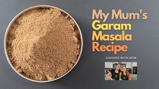 My Mums Garam Masala Recipe  How to Make Authentic Garam Masala  Homemade Garam Masala Recipe [upl. by Aissat]