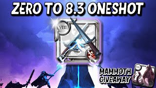 Zero To 83 ONESHOT Dagger Pair  RED ZONE  Albion Online  Mammoth Giveaway [upl. by Bradwell604]