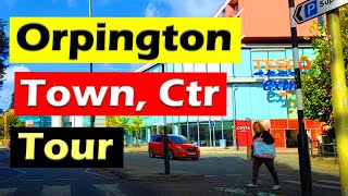 Shopping trip to Orpington Town Centre Kent A Drive Tour [upl. by Bridgid]