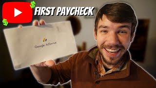 FIRST YouTube Paycheck as a Creator with 1250 Subscribers  Real Analytics and Numbers [upl. by Markowitz]