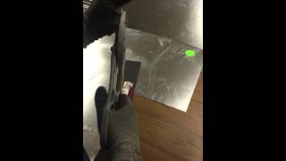 HVAC How to make a Ductwork End Cap [upl. by Sacttler]