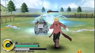 Fullmetal Alchemist Brotherhood PSP Gameplay [upl. by Ecirtnuahs]