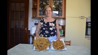 FRITTELLE DI ZUCCHINE E FIORI DI ZUCCA IN PASTELLA  RICETTE DELLA NONNA MARIA [upl. by Anawahs209]