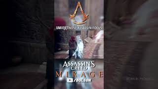 NOWA UMIEJĘTNOŚĆ BASIMA ASSASIN FOCUS  ASSASSINS CREED MIRAGE shorts [upl. by Quartet731]